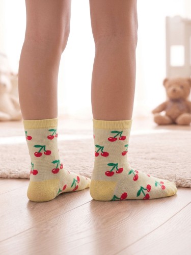 Children's Stripes & Flowers pattern socks  1184.069