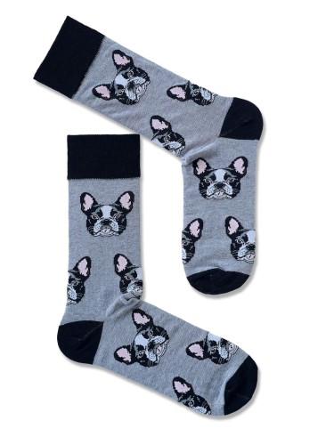 Men's French bulldogs pattern socks 0125.155 2