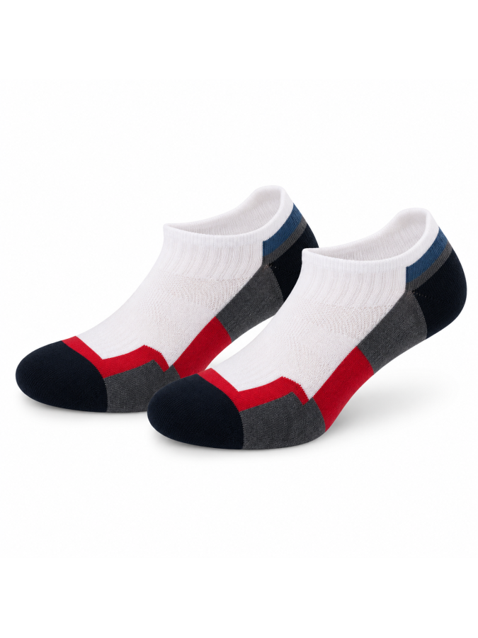 Women's model 006 pattern low ankle socks 0163.S06
