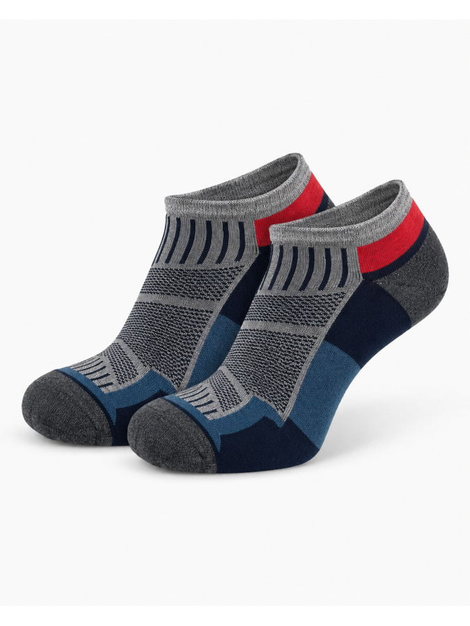 Women's model 006 pattern low ankle socks 0163.S06