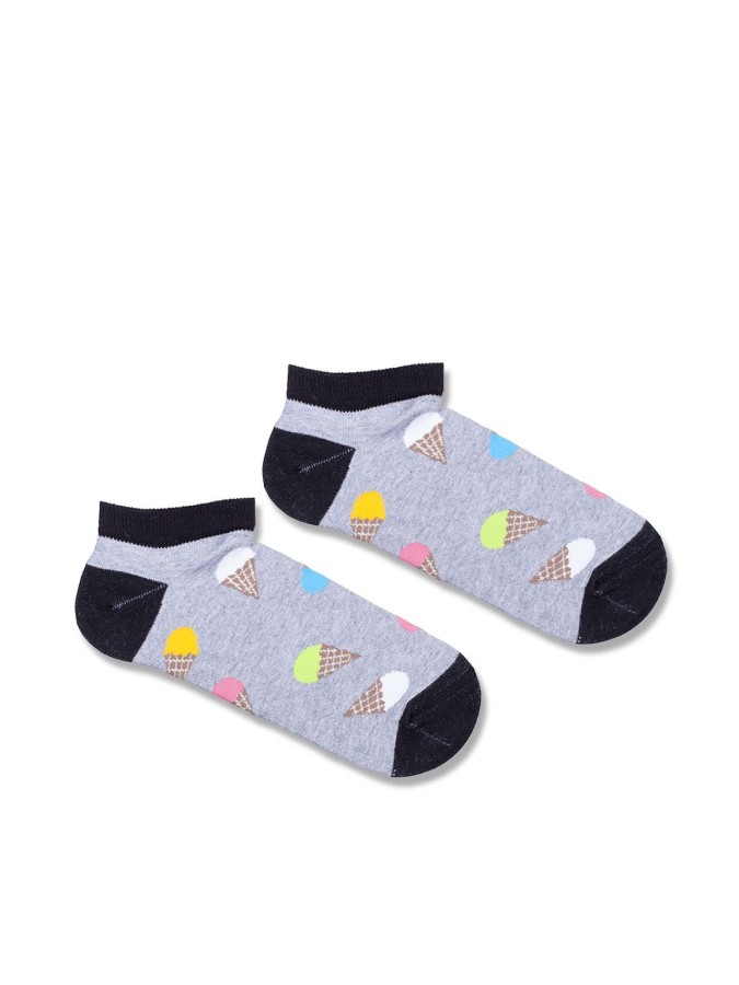 Men's Ice Creams pattern low ankle socks 010.1108