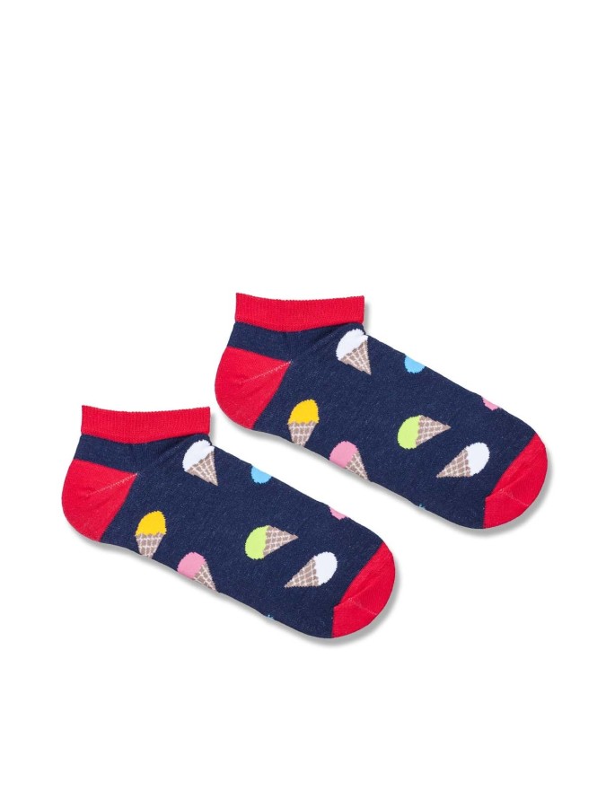 Men's Ice Creams pattern low ankle socks 010.1108