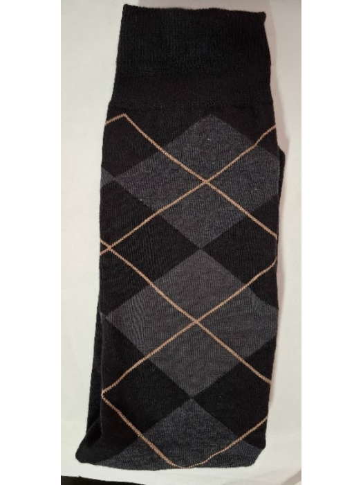 Men's Diamond pattern socks 0125.093